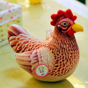 3d仿真大公鸡毛绒玩具公仔玩偶鸡年吉祥物布娃娃新年圣诞节礼物
