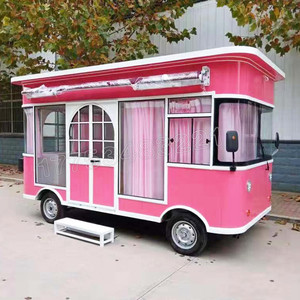 小吃车美甲美发车百货服装展销车多功能餐k车电动四轮超市摆摊商