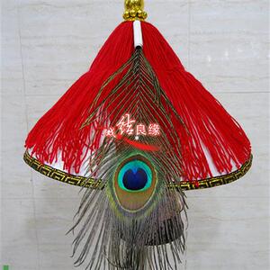 清朝官帽兵帽/故宫帽p盔s上朝斗笠太监帽雍正王朝清兵帽/王爷暖帽