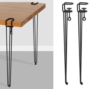 免打孔桌腿金属支架桌脚可移x动升降桌子铁艺支撑腿支撑架方桌支