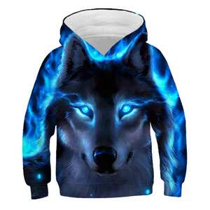 Autumn Steel Prins Wolf Hoodies Sweatshirt Boes Clothyt Teen
