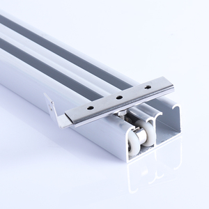 吊轮双轨道衣柜吊轨实木衣柜木门折叠推拉门滑轨滑轮滑道移门导轨