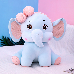 大象毛绒玩具可爱小象玩偶公仔床上抱枕睡觉女孩布娃娃儿童节礼物