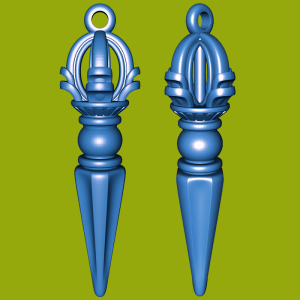 stl藏教金刚杵圆雕图降魔杵精雕e普巴杵3d立体打印l0359