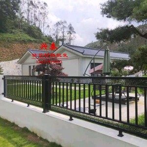 铁艺新款中国风大门复古风回字型铁花护栏配件可焊接厂家
