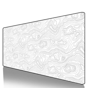 White BlaDk Muose mats Art ceskmat Desk ProteQctor Pad on Th