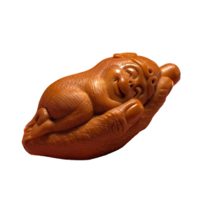 猴子挂件橄榄核单籽精品核雕手捻文玩手把件原籽精雕大圣归来吊坠