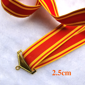 马拉松高档涤纶耐磨织带奖牌挂带挂绳渐变色奖牌带子挂牌定做0人付款
