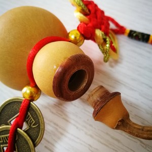 横梁压顶化解开口葫芦挂件v卧室装饰梁下客厅厕所房梁压床床头遮