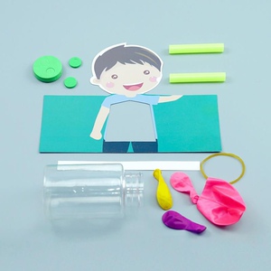 模拟肺呼吸模型科学实验科技小制作创意发明材料包膈肌运动器教具