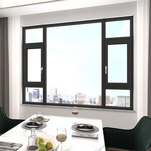 香港龙图上海断桥铝合金门窗封阳台隔音窗隔热卧室窗户定制玻璃窗