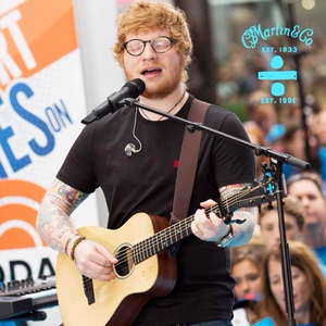 马丁martin lxedsheeran3代 黄老板签名款除号旅行电箱小吉他34寸