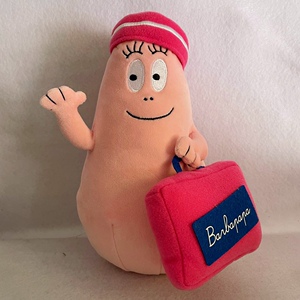 原单barbapapa 巴巴爸爸超柔羽绒棉毛绒公仔玩偶布偶