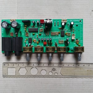 高级卡拉0K数码混响前级推动音调板供电交流8-15V