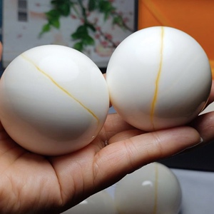 金丝贝手串保健球老年人礼品健身球手把件生日礼物贝壳手玩球50mm