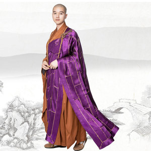 梵林真丝祖裟蚕丝佛衣僧袈服僧衣和衣桑尚服僧袍出家人服法会