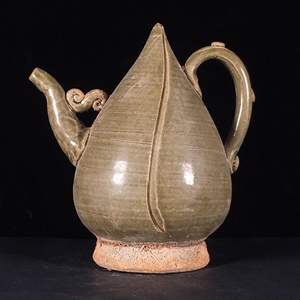 老货古瓷古董瓷器古玩收藏老窑瓷越窑青瓷倒流壶全品开门老物件