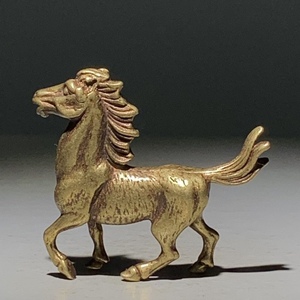 古董纯铜马古玩马到成功摆件老物件旧货老铜器古玩真品收藏品