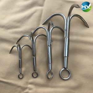 登山飞虎爪锚钩三爪钩三角抓钩攀岩钩户外大号水草锚救生装备方便