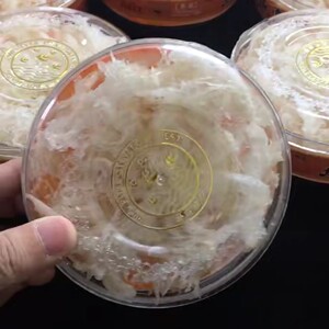 马来西亚燕窝足干小燕条100克装白小燕肉条干克天然孕妇燕残