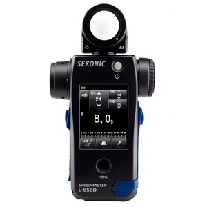 实体店包邮Sekonic世光L-858D测光表高速同步摄影电影1度角点测光