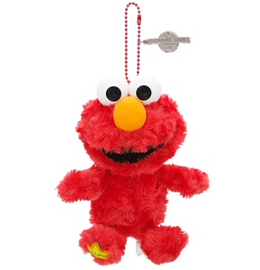 国内现货 usj大阪环球影城限定 芝麻街 elmo 艾莫 包挂 h16cm