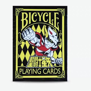 ckb纸牌 bicycle 圣斗士星矢 联名 日本进口收藏扑克