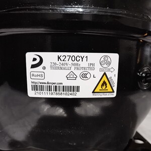 全新东贝冰箱冰柜压缩机k270cy1制冷量270w