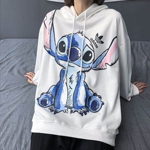 三叶草卫衣女带帽