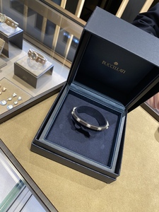 香港代购 buccellati 布契拉提 macri 5mm拉丝带钻手镯