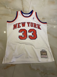 nba球衣纽约尼克斯队尤因sw球迷版