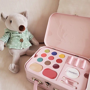 全新红色小象彩妆盒化妆盒儿童牛油果魔法公主彩妆礼盒口红 套盒