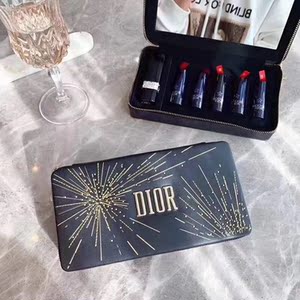 2020dior迪奥圣诞限量雪花礼盒2019烟花口红套装礼盒5支999 520