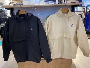 现场视频 韩国代购直邮袋鼠kangol男款运动外套防风衣21新款