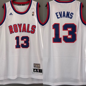 国王队 埃文斯 复古 元年 sw球迷版球衣