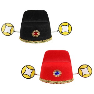 唐装状元乌帽纱帽子新古郎官帽代儿童戏曲帽道具成人装udl古财神