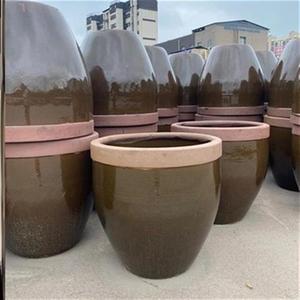 特大号防虫容器h陶土养s鱼盆大水缸民间荷花缸腌制t瓮窖藏储水罐