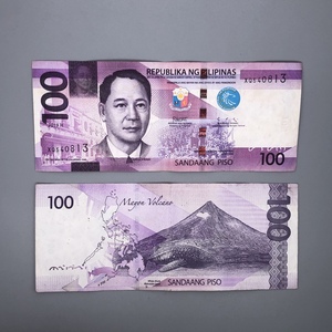 【低品相】菲律宾比索菲律宾钱币100元纸币 纪念钞