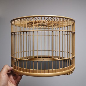 涿州名家小外插条活底活门鸟笼红子贝子绣眼黄雀鸟笼北京天津笼