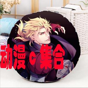 原创jojo的奇妙冒险迪奥dio圆形抱枕动漫周边二次元宅男腐女生日