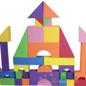 eva海绵泡沫城堡搭建积木大块砖幼儿园建构区材料小班儿童玩具