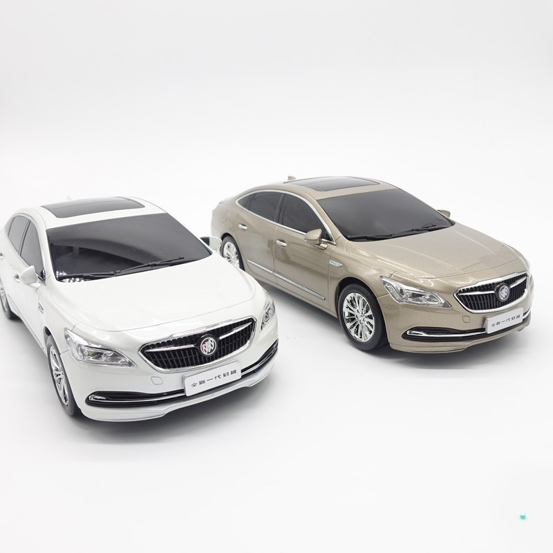 正品上 海通用别克1:18新君越金仿 合真汽车模型蓝牙厂音响 原正