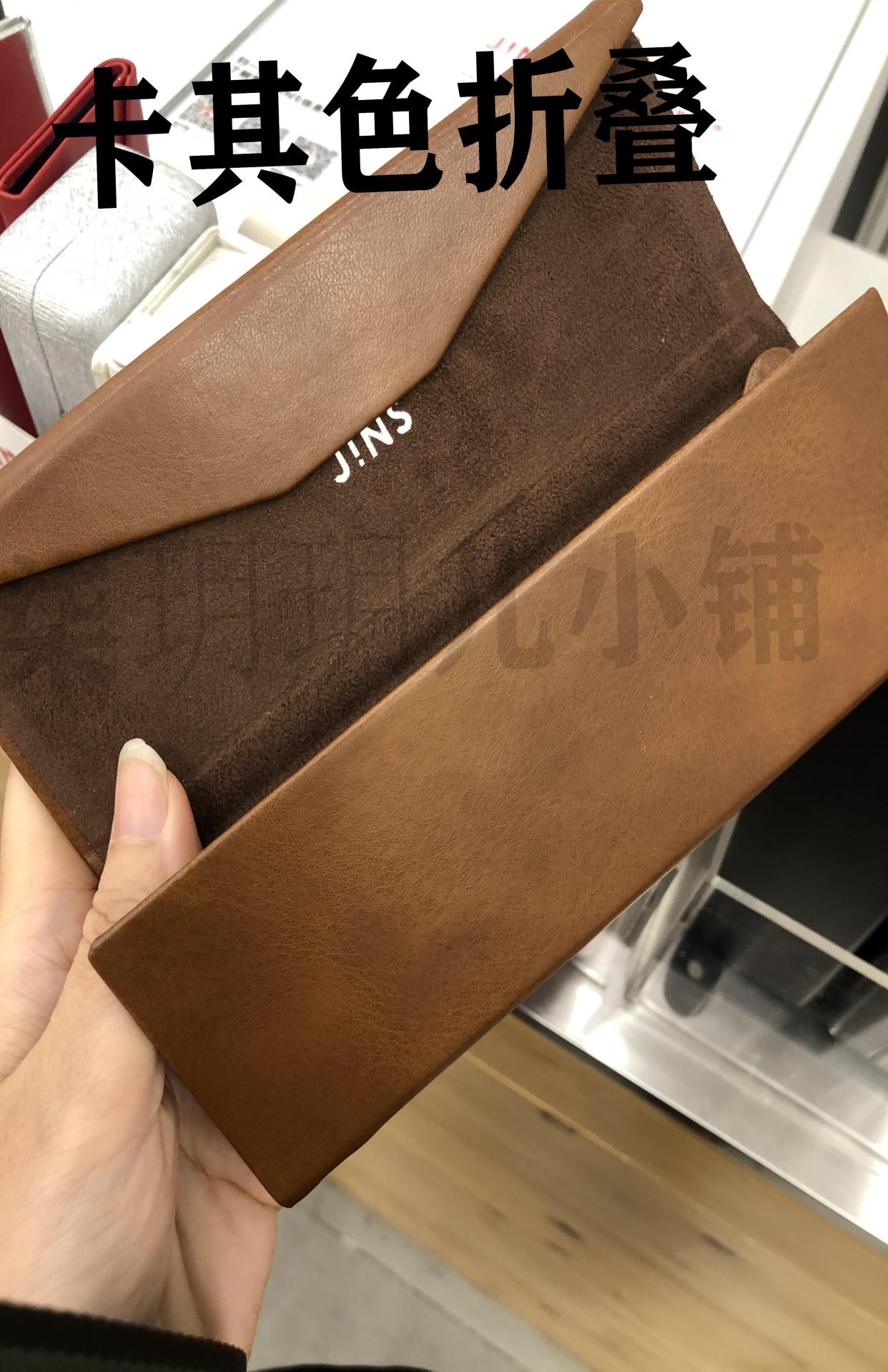 ns现货眼镜盒多色可选赠送jins专用好擦镜布单卖qjins