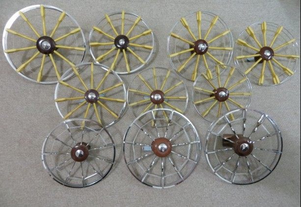 【江河手工】diy钓鱼小配件 不锈钢中心轴 手拨轮 八卦轮配件