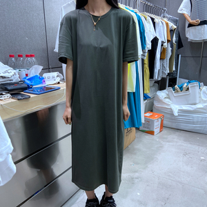 jiakanwang淘宝十三行mocha韩国2022夏新款百搭条纹宽松显瘦圆领中