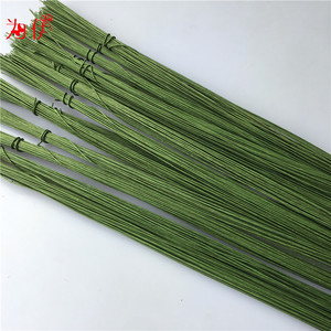 18号绿铁丝细铁丝网粗花环diy仿真花束包装花杆花店花艺制作材料