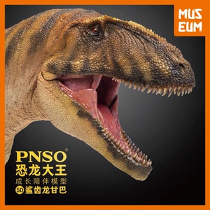pnso恐龙大王成长陪伴模型50鲨齿龙甘巴