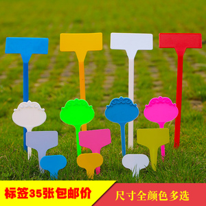 塑料标签牌 园艺插地牌盆栽标识牌植物盆栽花名标签插 多肉标签牌