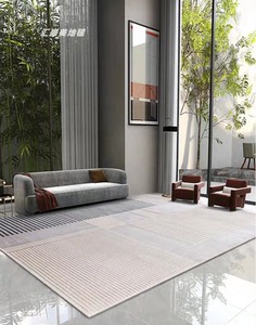 地毯客厅现代简约轻奢沙发高级灰茶几家用北欧床边卧室耐脏物色11