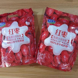 君乐宝红枣酸奶风味酸牛奶生牛乳发酵酸奶150克*15袋/10袋